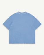 ILLICIT BLOC CAMP FEATHERKNIT T-SHIRT - POWDER BLUE