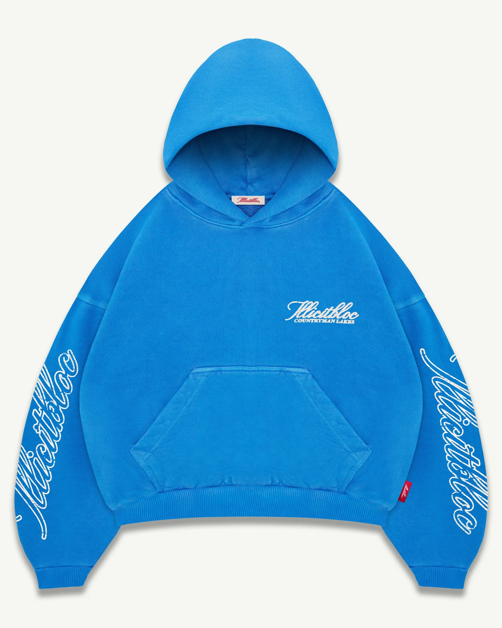 CATCHOFTHEDAYCOLBALTFRONTHOODIE Illicitbloc Catch of the Day Ironweave Hoodie