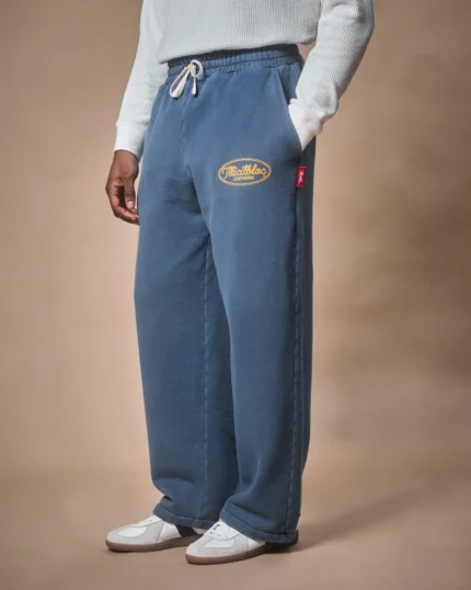 ILLICIT BLOC LEATHERS IRONWEAVE SWEATPANTS - CHORE BLUE