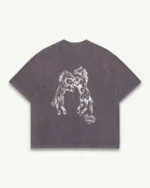 ILLICIT BLOC STALLIONS SLUB T-SHIRT - SLATE