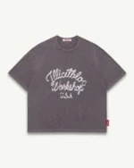 ILLICIT BLOC STALLIONS SLUB T-SHIRT - SLATE