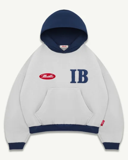 ILLICIT BLOC TWO TONE SPELLOUT IRONWEAVE HOODIE