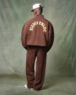ILLICIT BLOC SPELLOUT SWEATPANTS - HICKORY