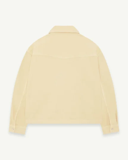 ILLICIT BLOC MOLESKIN RANCH STUD SHIRT - BUTTERCREAM