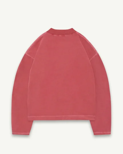 ILLICIT BLOC CONCHO CLOUDWEAV HENLEY - CANDY RED